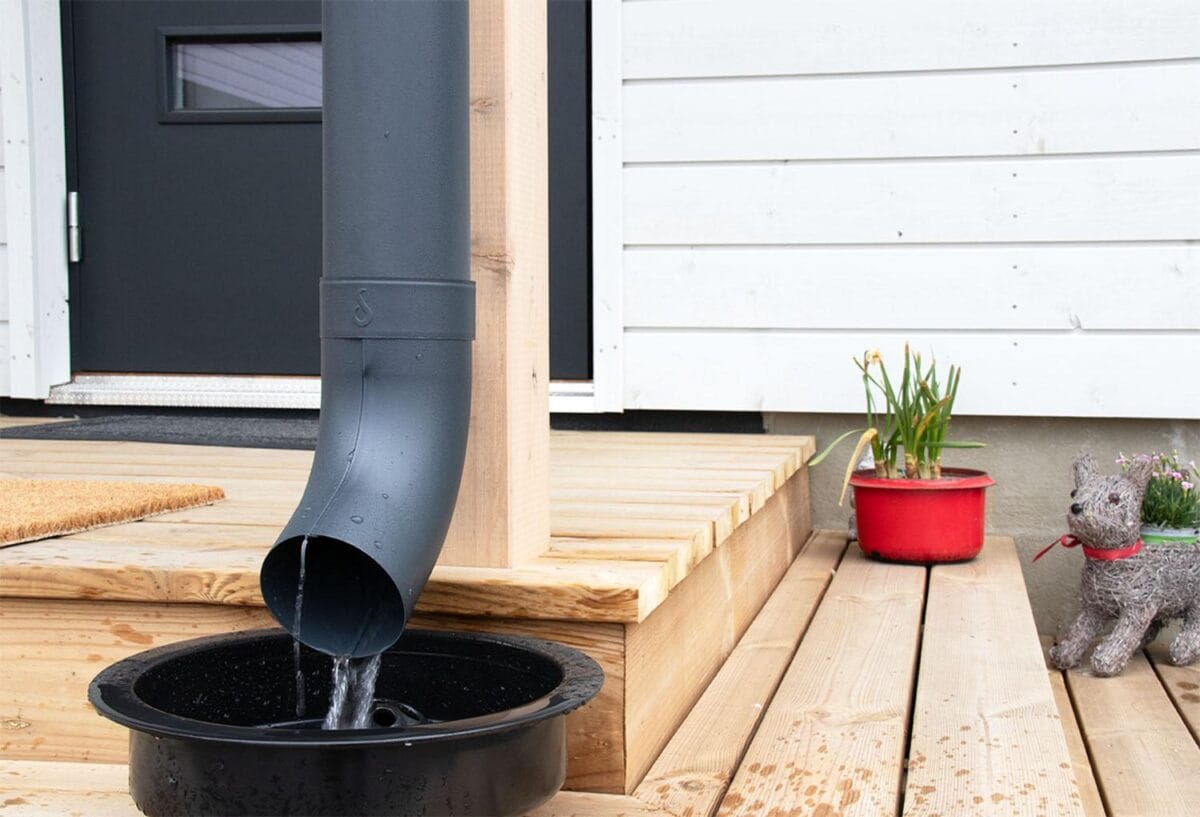 Pisko® Superior mattapintainen sadevesijärjestelmä - Voltin peltikeskus